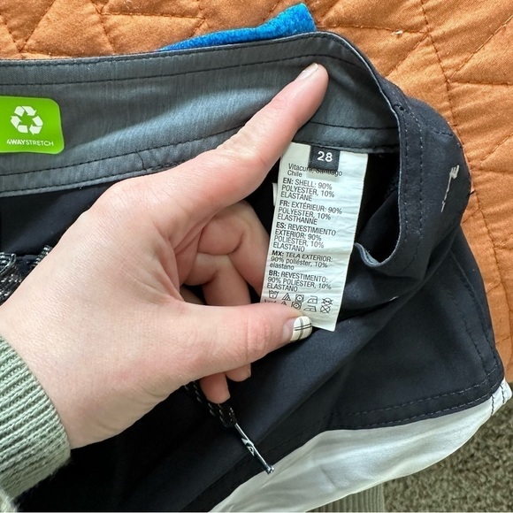 Quicksilver high-line dry flight water repellent 4 way stretch black and blue 28 - Picture 2 of 4